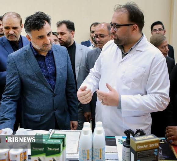 بازدید معاونت علمی فناوری رئیس جمهور به همراه مدیران ارشد استانی و افتتاحیه خط تولید دامی شرکت ساتین تن کیمیا